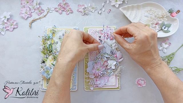 Скрапбукинг МК "Весенние открытки". Ткачева Натали. смотреть онлайн