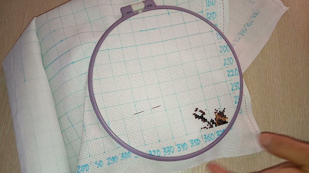 Вышивка крестом//Начало большого процесса смотреть онлайн