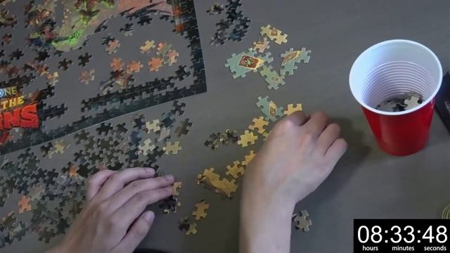 1000 Piece Hearthstone Jigsaw Puzzle Speedrun смотреть онлайн