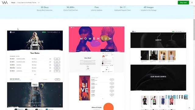 Music Band WordPress - Mozo Tatton Briscoe смотреть онлайн