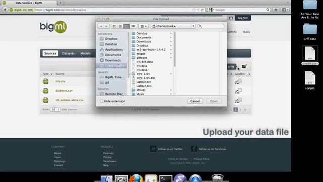 BigML - How to create a Data Source смотреть онлайн