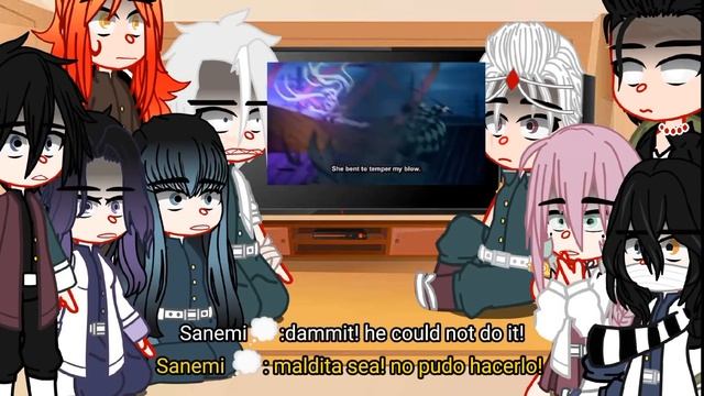 Hashiras react to Nezuko, Tanjiro vs Daki (1/2) смотреть онлайн