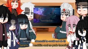 Hashiras react to Nezuko, Tanjiro vs Daki (1/2)