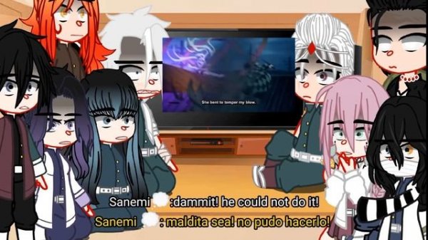 Hashiras react to Nezuko, Tanjiro vs Daki (1/2)