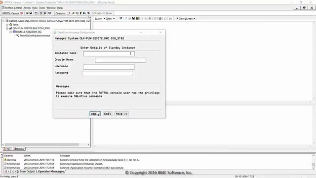 BMC TSOM Patrol: How to Configure an Oracle Standby Data Guard Instance for Monitoring смотреть онлайн