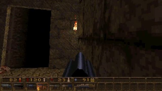 Quake Mission Pack 2: Dissolution of Eternity - R2M4: Curse of Osiris (100%) [DOSBox] смотреть онлайн