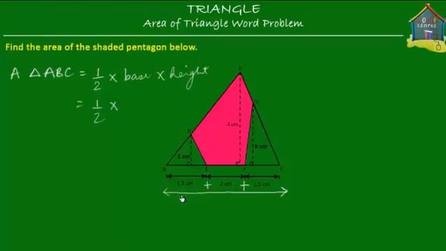 Singapore Math, Primary 5 / Grade 5: Measurement - Area of triangle, Word Problem Q2 смотреть онлайн