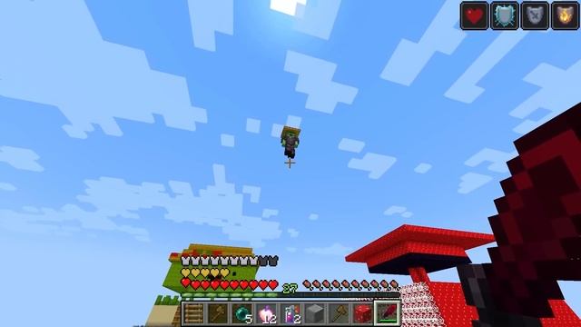 CONSTRUIRE pour SURVIVRE sur un CHUNCK sur Minecraft ! смотреть онлайн