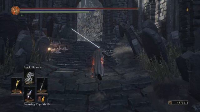 Dark Souls 3 Cinders Mod Hex Showcase - Black Flame Arc смотреть онлайн