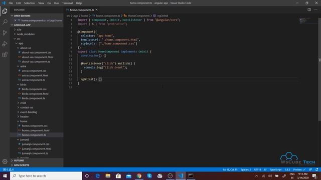 HostListener Decorators in Angular 8 | @HostListener Decorators| Angular Tutorial in Hindi | Part-2 смотреть онлайн