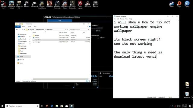 Fixed wallpaper black screen/grayed screen (Wallpaper Engine) UPDATED! Jan 18 2021 смотреть онлайн