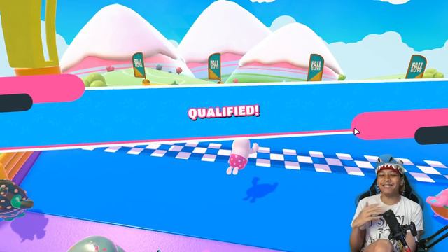 FALL GUYS Ultimate KnockOut - CHALLENGE GK MASUK AKAL!!! - PART 3