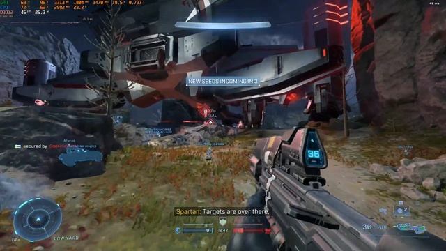 Halo Infinite under Windows 10 Bootcamp on Macbook Pro #2 (Multiplayer Big Team Battle) смотреть онлайн