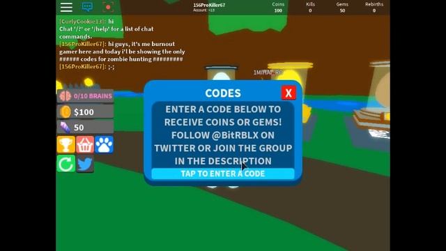 *3 NEW WORKING CODES!!!* ZOMBIE HUNTING SIMULATOR!!! смотреть онлайн