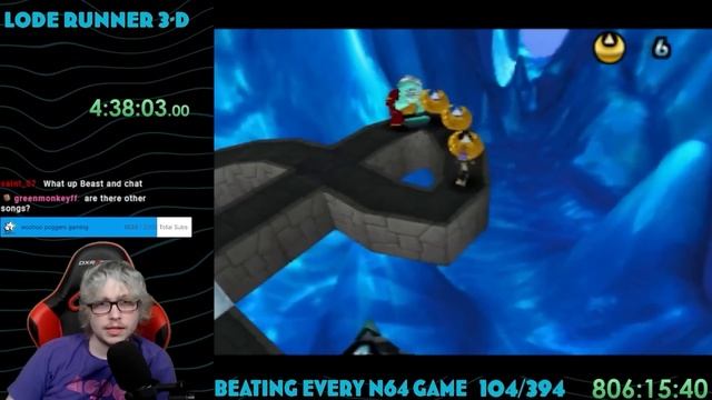Beating EVERY N64 Game - Lode Runner 3-D (104/394) смотреть онлайн