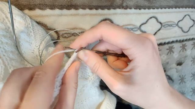 Мужской свитер с шалевым воротником спицами. Как я его вязала. Мастер - класс смотреть онлайн