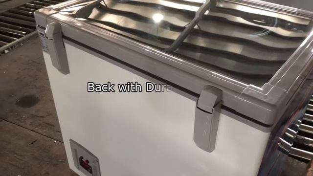 Top Open Glass Door Chest Freezer SD-250 смотреть онлайн