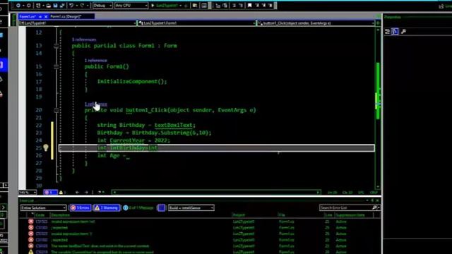 Урок2 C# Тип данных int конвертировать в string для начинающих смотреть онлайн