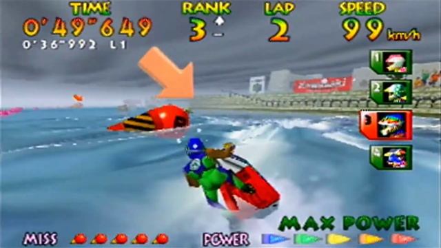 Wave Race 64 Nintendo 64 Gameplay Walkthrough Part 1 - Normal Championship! смотреть онлайн