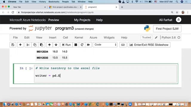 Intro to Pandas using Azure NoteBooks Part 5 смотреть онлайн