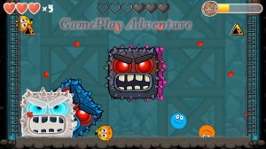 RED BALL 4: 3 C.ORANGE & Blue ball 'FUSION BATTLE' with 5 BOSSES  VOLUME 5 New Update