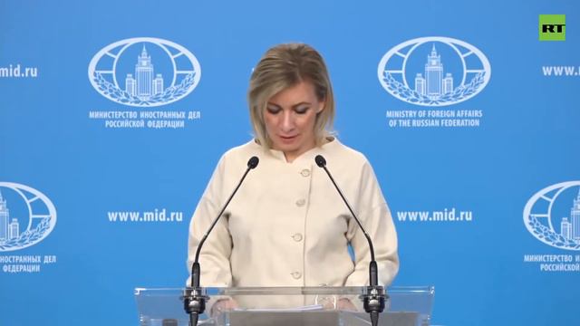 Захарова не выдержала доклада Блинкена... И жестко ему ответила. смотреть онлайн