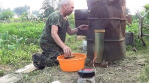 Бюджетное холодное копчение рыбы, коптильня из железной бочки