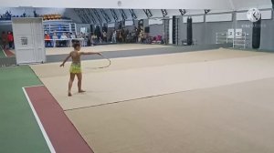 Художественная гимнастика. Упражнение со скакалкой 2014 г.р.