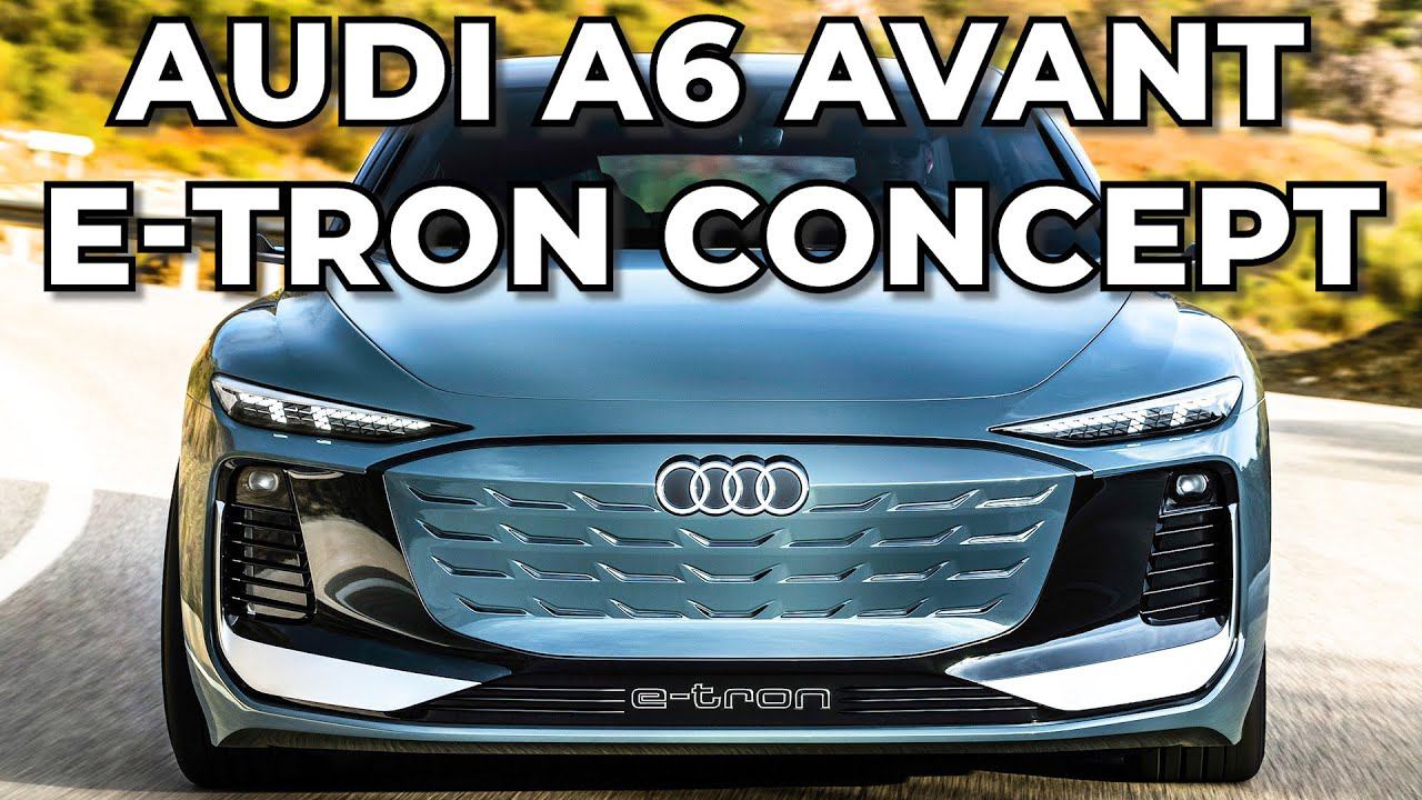 2022 Audi A6 Avant e-tron concept - Вождение! смотреть онлайн