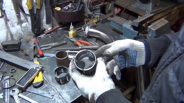 Глушитель ИЖ Планета пропускает фланец . смотреть онлайн