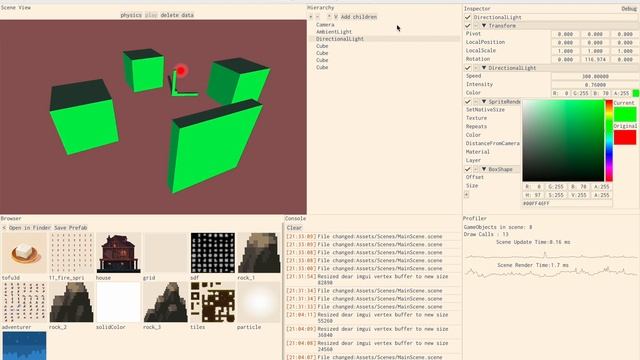 C# OpenGL Game Engine [Tofu3D] - Directional+Ambient Lighting Demo [M1 Apple Sillicon] смотреть онлайн