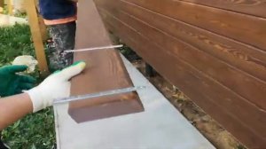 Фасад из планкена. Часть 2. Облицовка. Монтаж скошенного планкена.