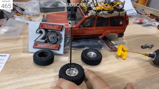 New tires for Rochobby Katana lc80 1/18 | RC4WD GOODYEAR WRANGLER MT/R 1.0" MICRO SCALE TIRES смотреть онлайн