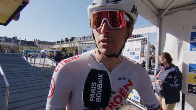 Oliver Naesen - Interview at the start - Paris-Roubaix 2022 смотреть онлайн