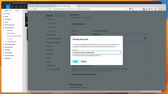 Figma Tutorial: Upload preview links for HTML banners from Figma to Netlify смотреть онлайн