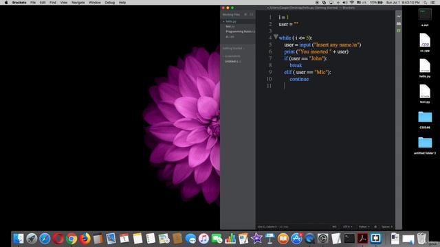 Tutorial #57: Using Break and Continue with While loop | Python Course for Beginners to Experts! смотреть онлайн