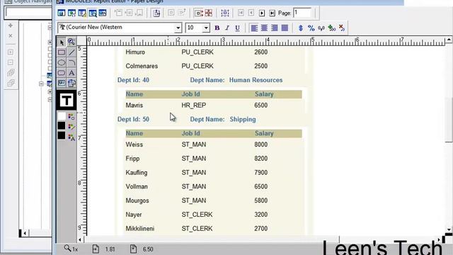 Oracle Reports 10g Tutorial in Bangla: Properties of a Repeating Frame смотреть онлайн