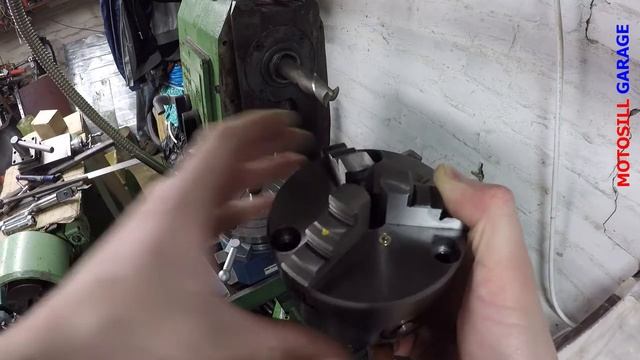 Поворотный стол Vertеx HV-4 и переделка патрона для НГФ-110 Ш4 от Motosill Garage смотреть онлайн