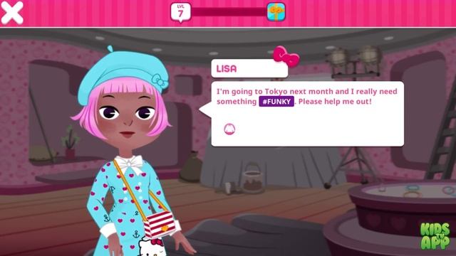 Hello Kitty Fashion Star - Designer Girls Dress up Games - Best App For Kids смотреть онлайн