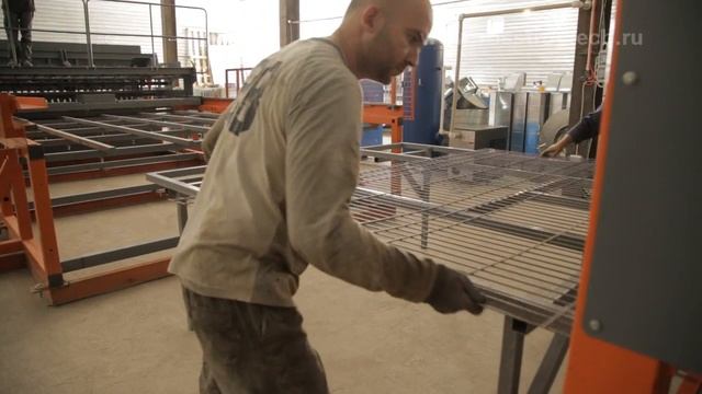 Welding machine for fence 3D panels production with polymerization equipment смотреть онлайн