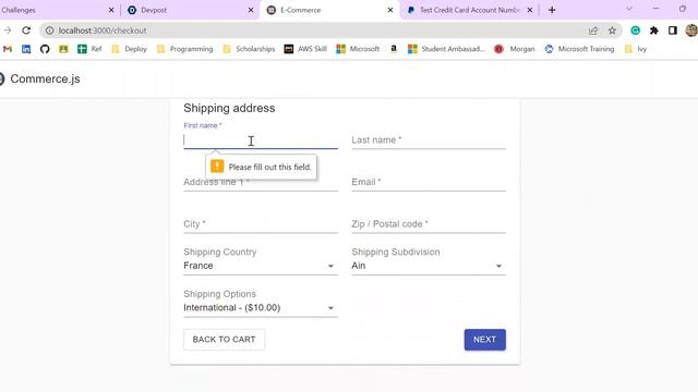 E-commerce Website Using React смотреть онлайн