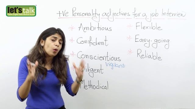 08 Positive Personality Adjectives For A Job Interview – Job Interview Tips