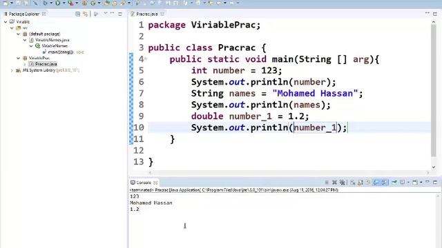 Java Casharka 7: How to Declare Viriables Sidee loo magaceeyaa Variables-yada. Af Somali смотреть онлайн