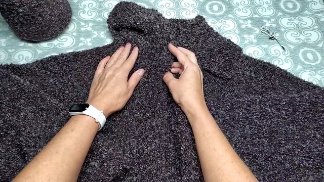 Как вязала кардиган «Букле». Подробное видео описание. МК. смотреть онлайн
