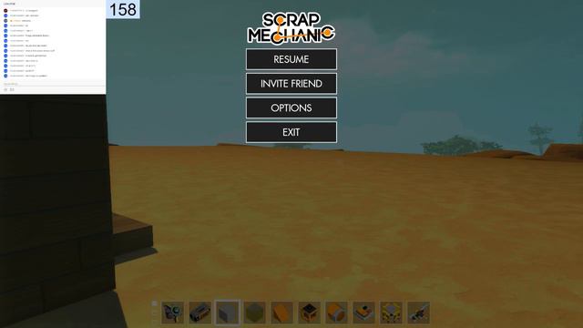 Scrap Mechanic Building a house on a custom terrain world! смотреть онлайн