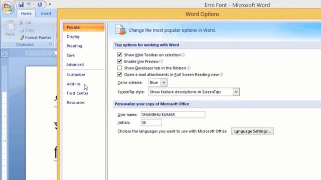 Hindi Typing font Problem in MS Word | Kruti dev font error in ms word | Hindi font error solve смотреть онлайн