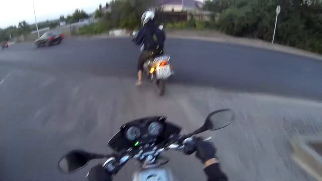 В Задонске | Летние мотобудни на Yamaha YBR 125 ещё с GoPro смотреть онлайн