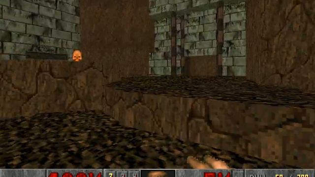 Doom II NRFTL level 4, Hell Mountain: Soul Sphere смотреть онлайн