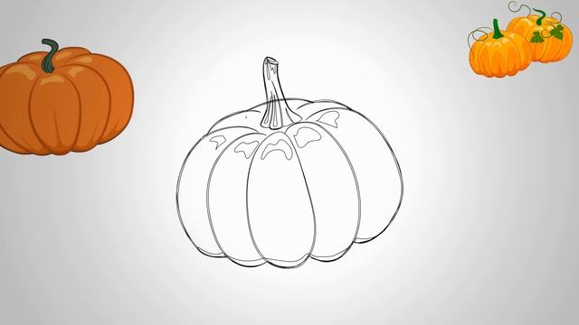 How to easily draw pumpkins смотреть онлайн