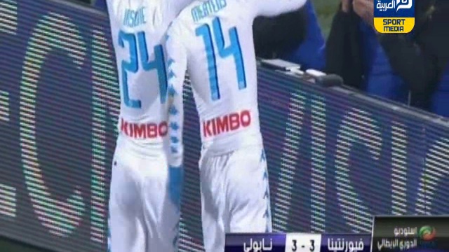 أهداف مباراة - فيورنتينا 3 × 3 نابولي | الدوري الإيطالي